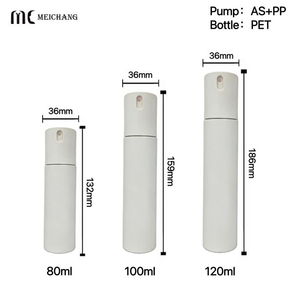 80ML 100ML 120ML Rotating Nozzle PET Spray Bottle（MC-425）