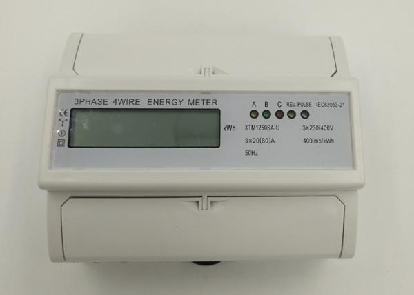 Smart Din Rail Mounted Power Meter Digital Dc Electric Current Voltage Display