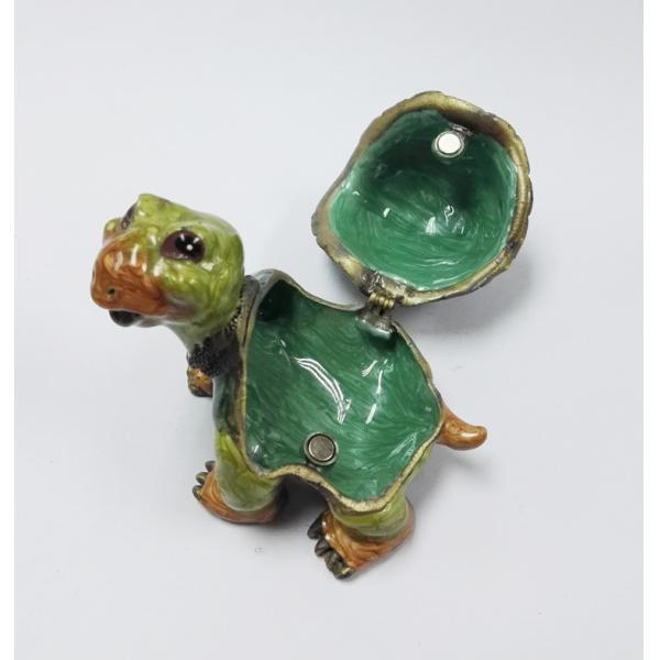 turtle shaped trinket box fashion metal jewelry box wedding trinket boxes