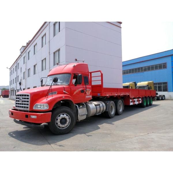 80T Load Capacity 3 Axle 40FT Container Side Wall Semi Trailer with Energy- LED Light