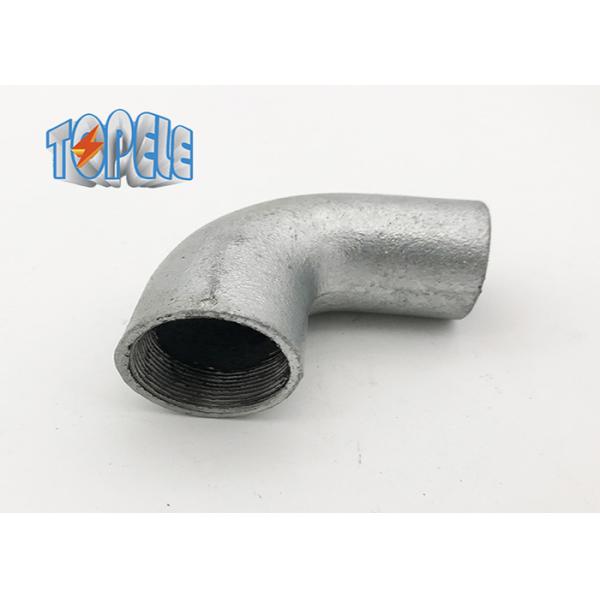 Female Connection BS4568 Conduit Hot Dip Galvanized Malleable Iron Solid Elbow