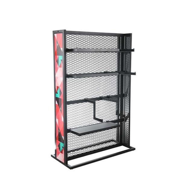 Efecto al por menor de madera de estante de exhibición de la tienda de la ropa de la góndola