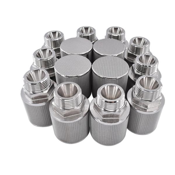 ISO9001 Precision Filtration Ss Cartridge Filter Rating 0.5-200 Microns