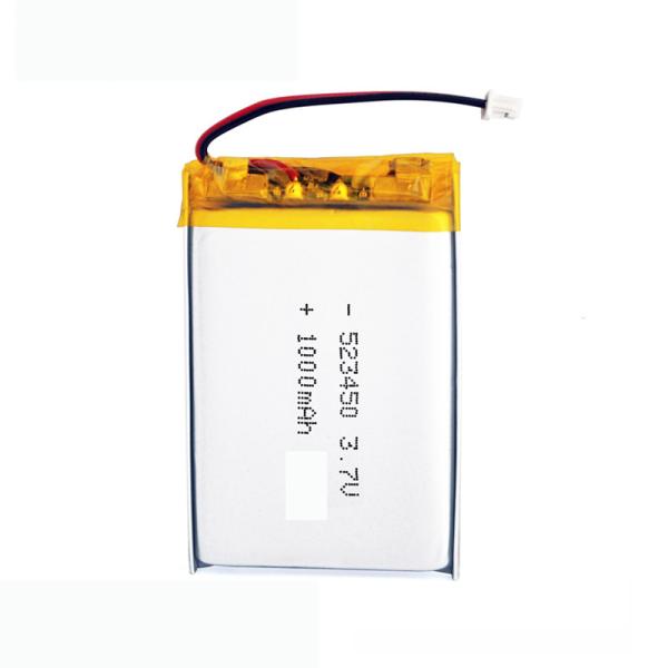 KC IEC62133 Certified 3.7V 1000mAh Lithium Polymer Battery Pack Lipo Battery for Temperature Recorder