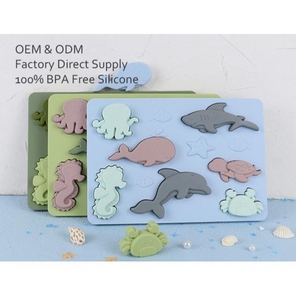 Ocean World Silicone Puzzle BPA Free Eco Friendly For Kids Education