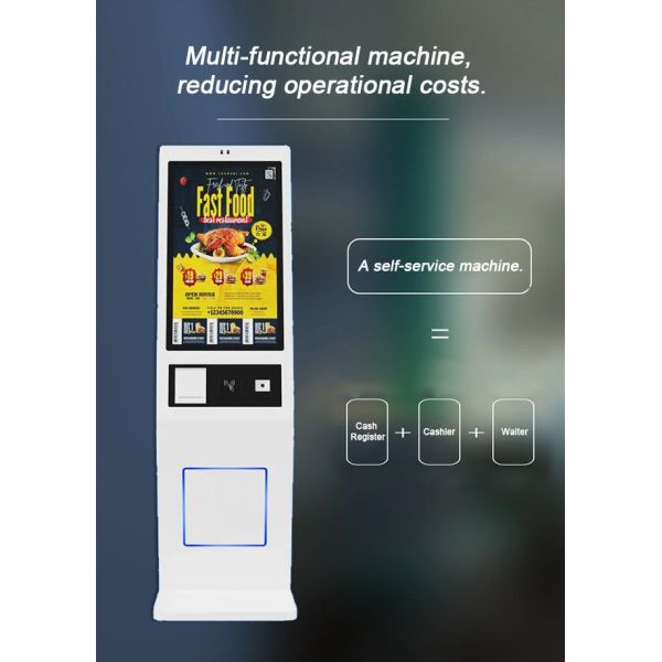 27 Inch Automated Best Self Ordering Kiosks All-in-One for Retail Dining and Entertainment Venues