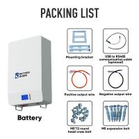 Sistema de energía solar 51.2V 100ah 110v Powerwall del hogar común de la VÍSPERA 16S1P de los E.E.U.U. Las Vegas