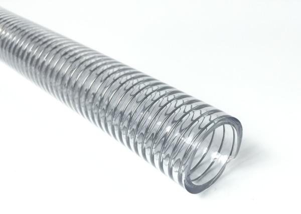 Lightweight PVC Steel Wire Hose Flexible Food Grade Spring Hose 6mm - 254mm Inner Diameter