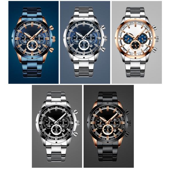 22mm 10 Atm Water Resistant Watch For Men