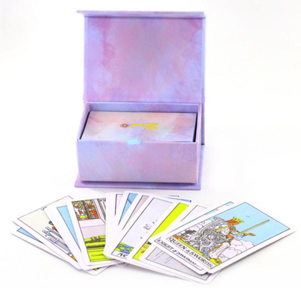 400gsm Coated Paper Tarot Cards 78 Oracle Cards With Magnetic Box
