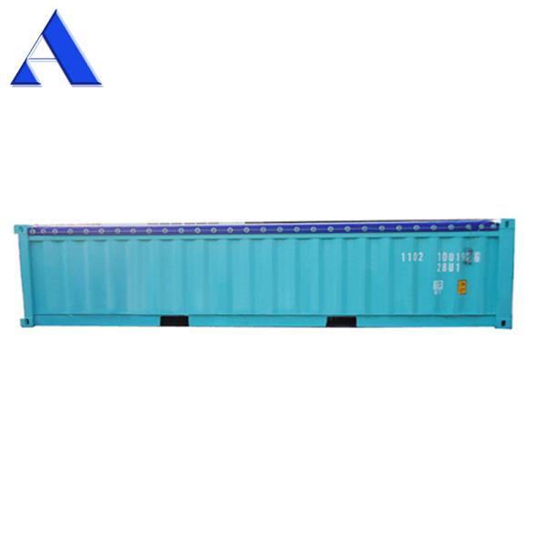 20ft Half Height Soft Open Top Container with Tarpaulin Roof Cover BV Certified High Capacity Bulk Ore Storage Solution