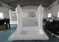 Château plein d'entrain Jumper Toddler White Bounce Combo de PVC de petite Chambre 10FT gonflable blanche de rebond