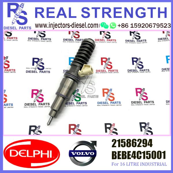 DELPHI 2pin injector 21586294 BEBE4C15001 Diesel pump Injector V-O-L-V  BEBE4C15001 E1 for OLVO 9.0 LITRE TRUCK