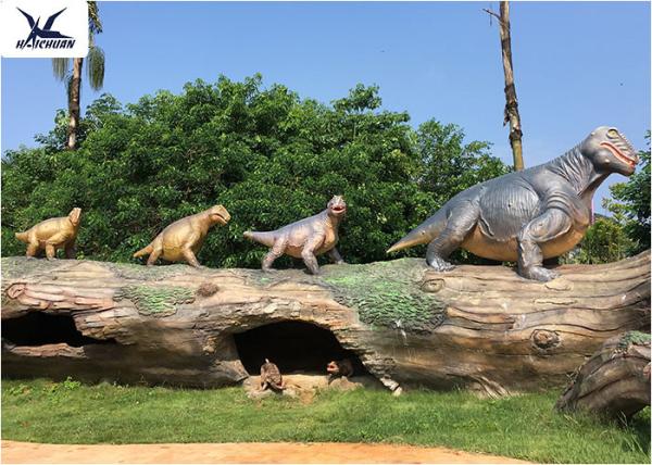Attractive Outdoor Giant Fiberglass Animal Sculptures , Custom Life Size Statues 