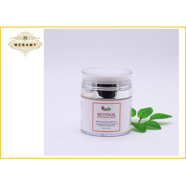 OEM Herbal Retinol Cream For Face With Hyaluronic Acid , Vitamin E And Green Tea