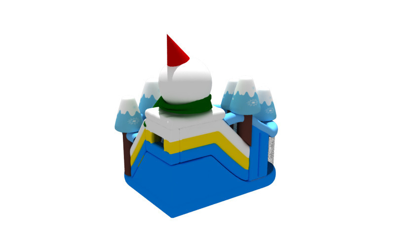 Игрушки Iceword хвастуна замка снеговика дома скачки раздувного рождества Combos раздувные