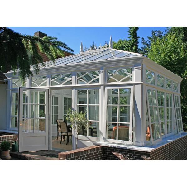 Штранг-прессования поручня алюминиевого стеклянного профиля Sunroom водоустойчивые алюминиевые