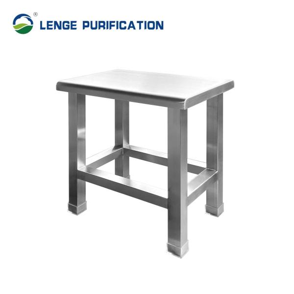 Stainless Steel Clean Room Laboratory Lab Portable Stool Chair with Four Legs