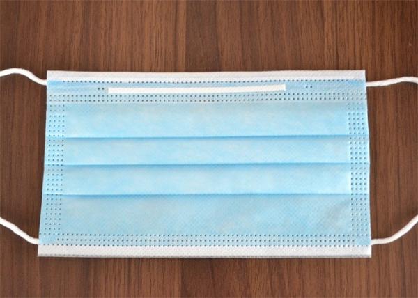 Blue Surgical Earloop Face Mask With Anti - Fog Visor Light Weight OEM / ODM