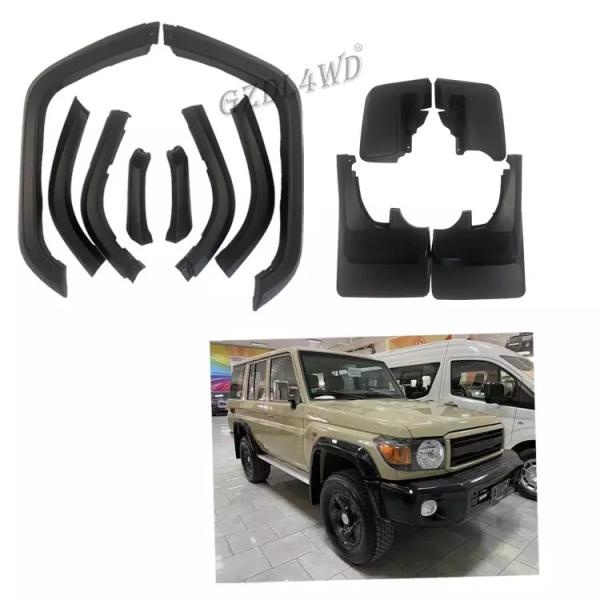Mudguards брызговиков пирофакелов обвайзера щитков грязи аксессуаров 3.0mm автомобиля для LC76