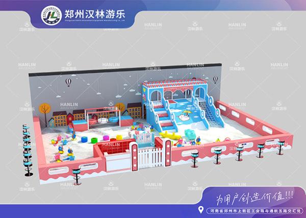 Commercial Colorful Toddler Indoor Play Center Equipment PU PVC Covering