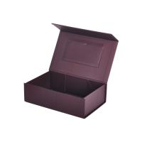 Boîte cadeau pour parfum moyen, magnétique pliable avec poche de carte