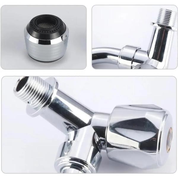 Медленный бассейнный кран с одной ручкой Спрейер для горячей и холодной воды для раковины