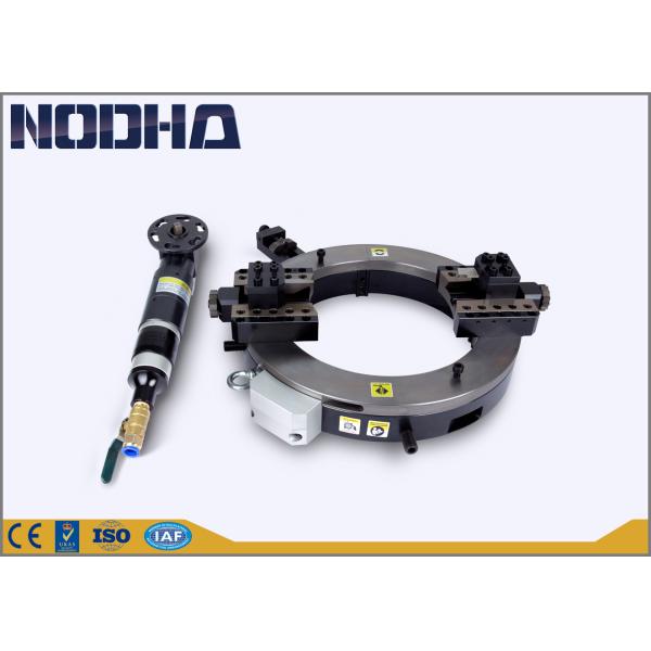 Steel Material Pneumatic Pipe Cutting Beveling Machine Split OD Mount