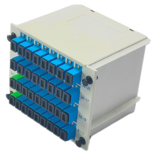 1650nm ABS Steel Tube PLC Fiber Splitter 2x32 SC UPC High Durability