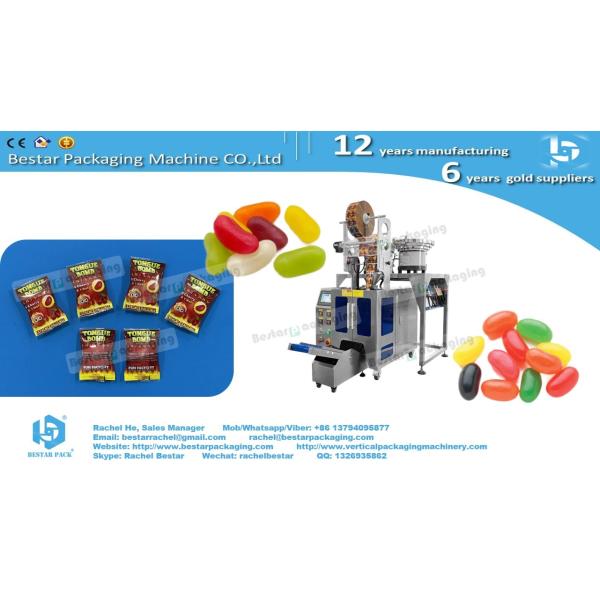 Bestar two bowls counting packaging machine for jelly beans