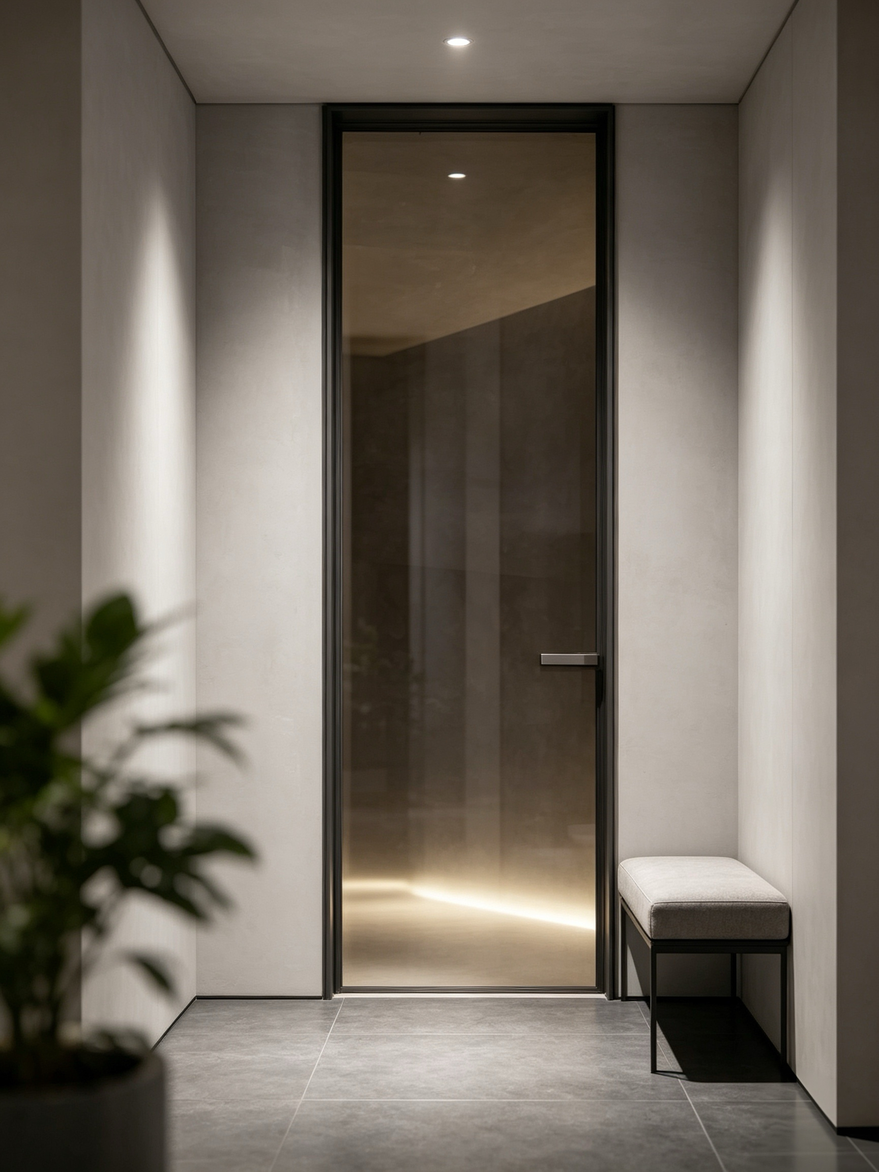 Custom Size Aluminum Wood Composite Door with T6-T5 Aviation-grade Aluminum Alloy and 304 Stainless Steel Hardware