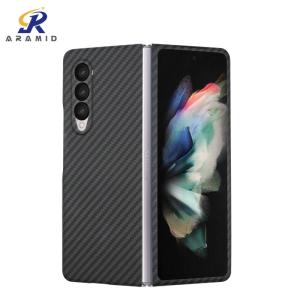Camera Protection Aramid Fiber Phone Case For Samsung Galaxy Z Fold 3