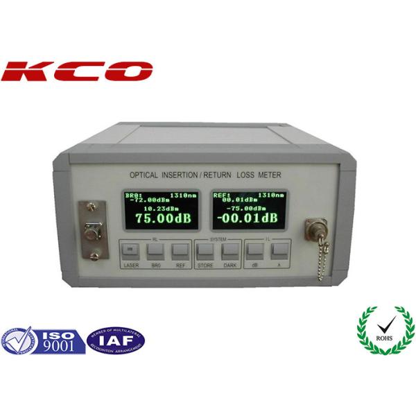 Fiber Optic Patch Cord Pigtail IL Tester / Insertion Loss Testing Device For Multimode and Single Mode