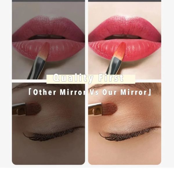Makeup Mirror with 10X Magnification and Smart Touch Dimmable 3 Modes 360° Rotation White Vanity Mirror with Lights (WH-MR-72)