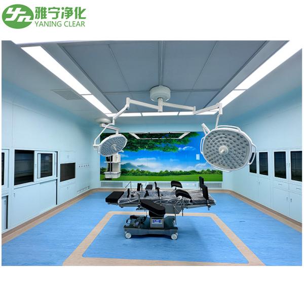 Panel de pared de hospital personalizado profesional de YANING Instalación rápida de panel de pared modular de sala de operaciones