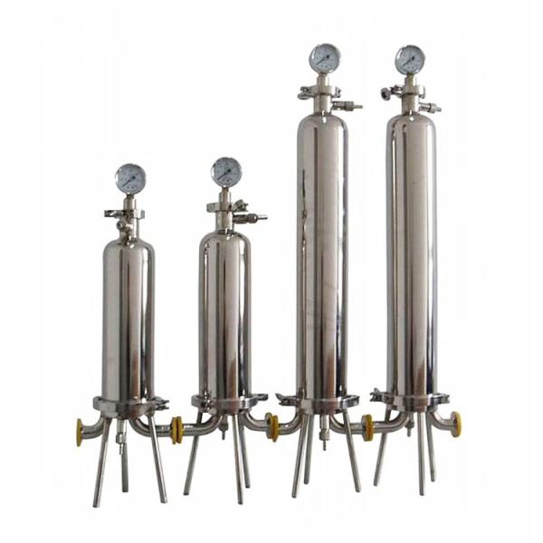 304 / 316 Stainless Steel Bag Filter Housing Industrial Water Hepa Filters