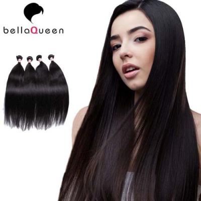 10 polegadas - preto natural do cabelo de Remy do birmanês do uso da menina de 30 polegadas em linha reta sem produto químico