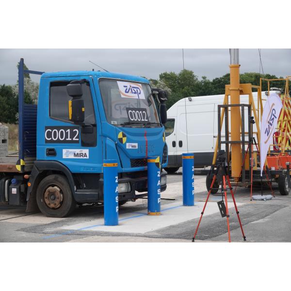 Retractable Bollards 219±1mm Flange Diameter 14mm /-2mm Cylinder Thickness for Versatile Security Solutions