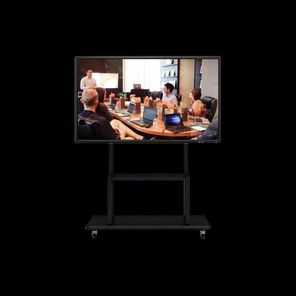 55 65 75 Interactive Flat Panel Touch Screen Smart Meeting Board Android Windows Dual OS All in One Boardroom Display