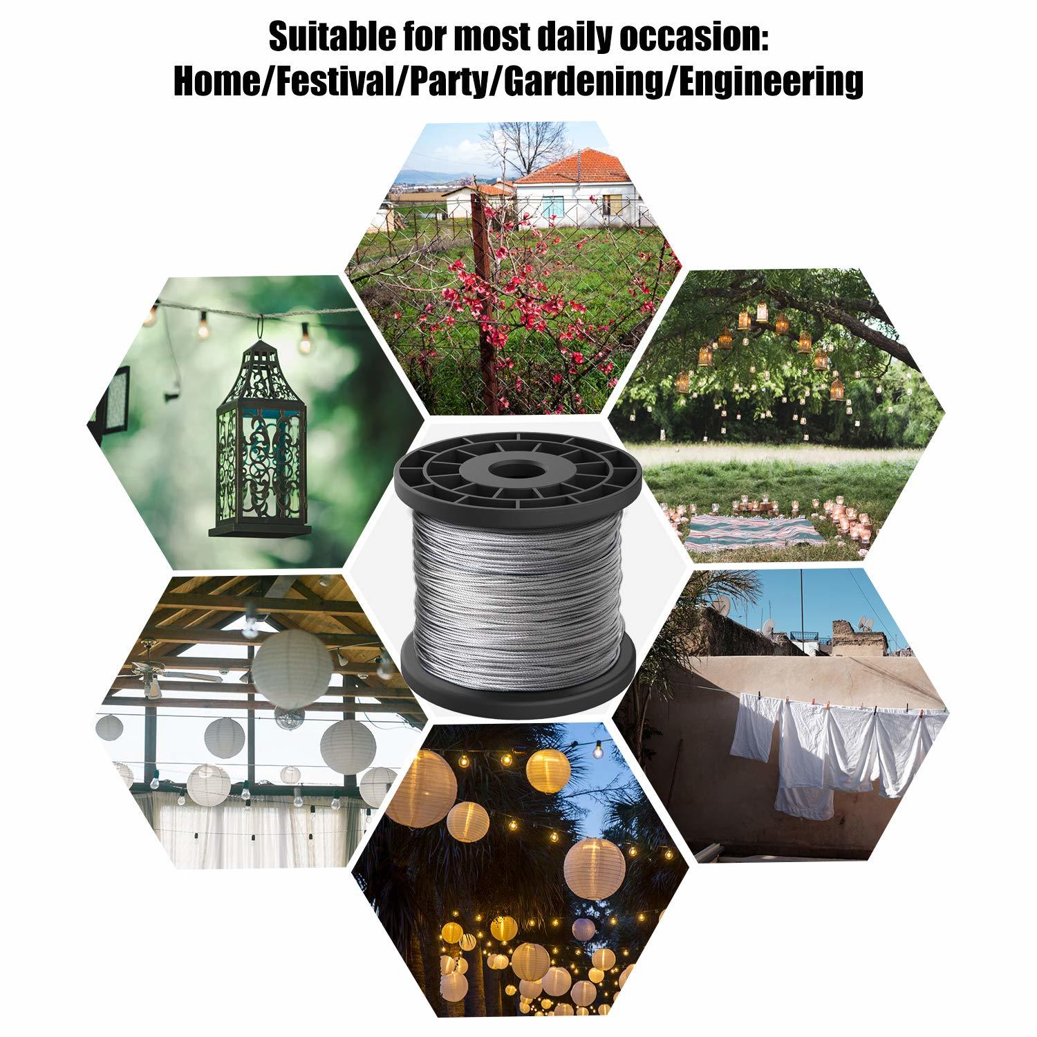 7x7 Construction Stainless Steel 316 Wire Rope Stainless Steel Wire Cable Rope for Crane Structural General Industry