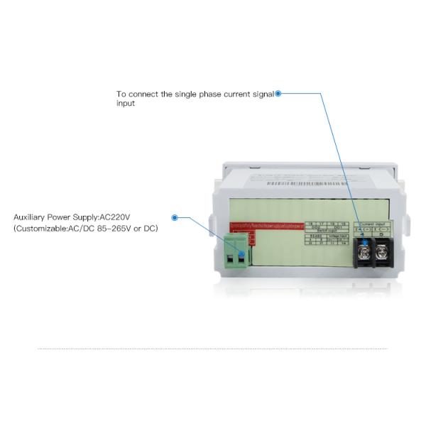 New single phase AC/DC Ammeter with 48*96mm