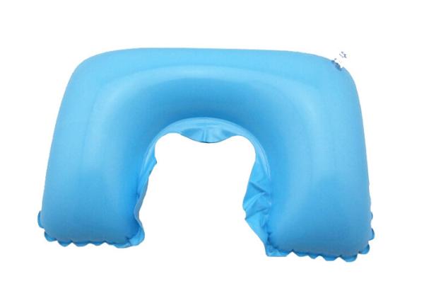 U Shaped Comfortable Airline Travel Inflatable Pillow Self Inflating Pillow