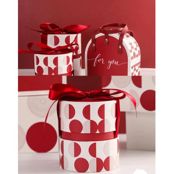 OEM Спасибо подарочный бумажный ящик Polkadot картонный подарочный упаковочный ящик для парфюмерии