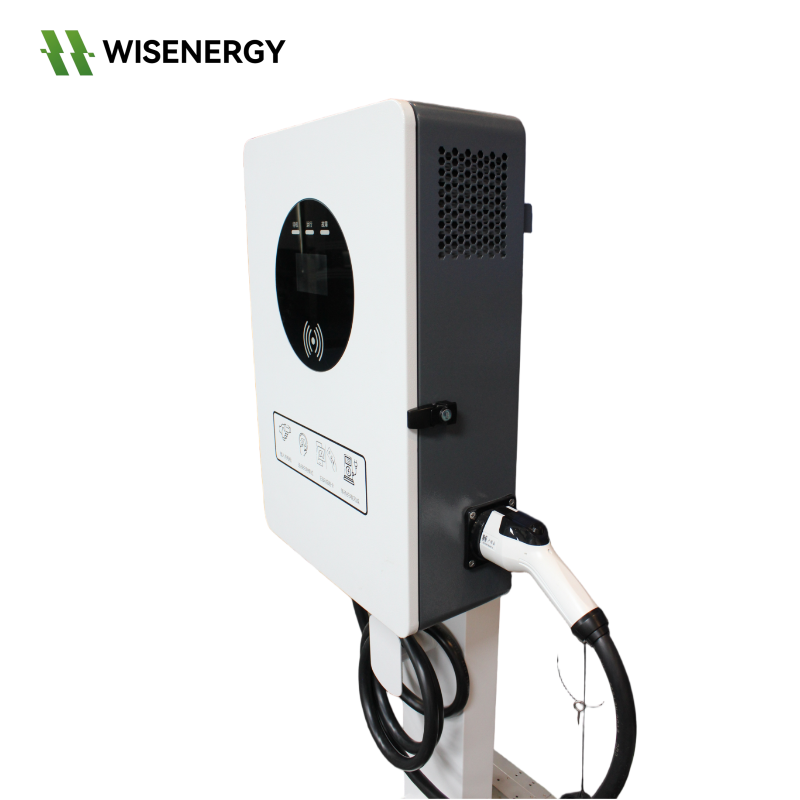 New Wisenergy DCEU20 DC Fast Wallbox EV Charger Station 20KW-40KW Output 380V AC Input GBT Standard Wall-mounted