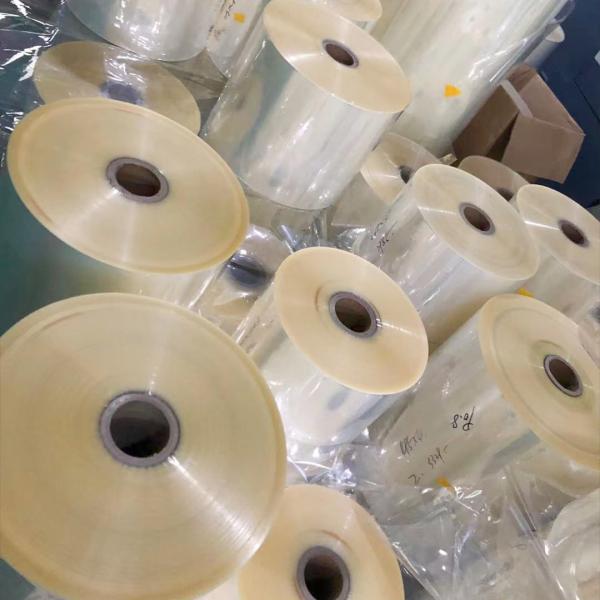 15-70 Mic Transparent PVC Shrink Film Roll For Printing Label
