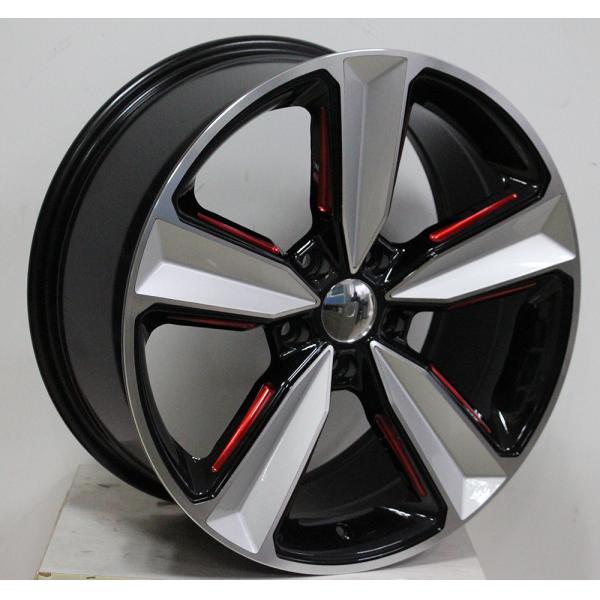 Колеса сплава автомобиля A356.2 5x100 5x114.3 для Audi A5 A3