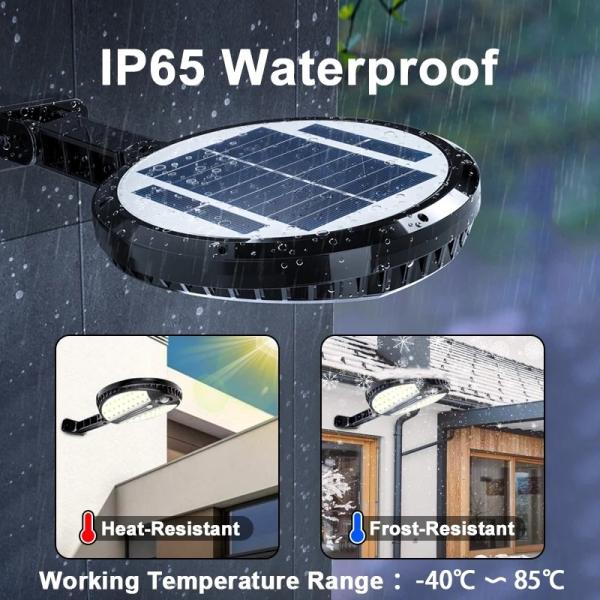 70LEDs 2835SMD Pole Solar Street Light  / 3000mAH Solar Pir Security Light