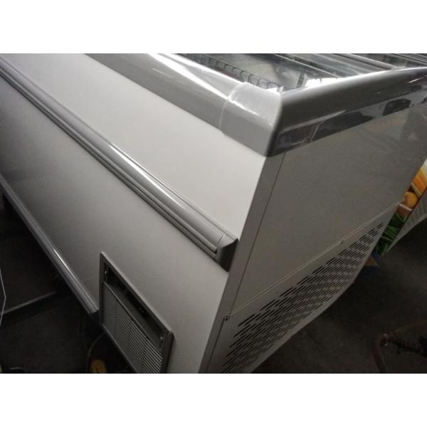 Economia de energia refrigerando estática do congelador do gelado de porta deslizante do congelador da caixa do supermercado