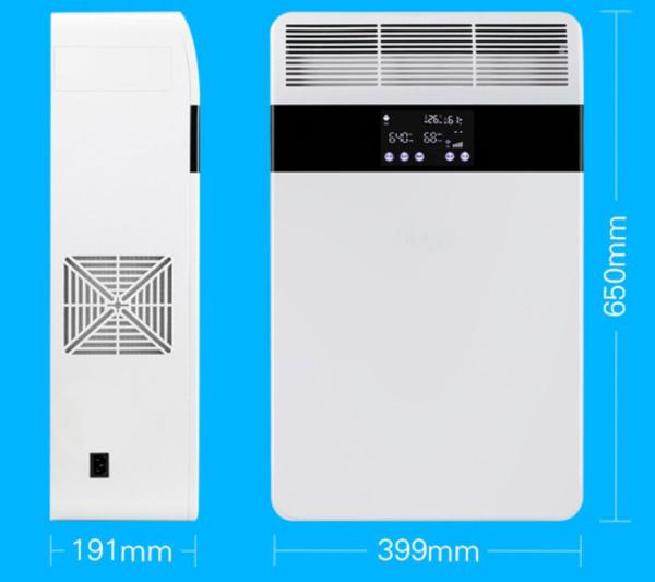 Ventilador fixado na parede do ar fresco de PM2.5 Formaldhyde 106 CFM