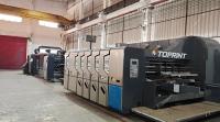Máquina de la fabricación de cajas del cartón de papel de Min Flexo Folder Gluer 380V 900x2000m m
